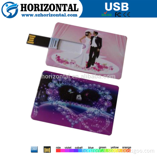 Custom credit card usb flash drive